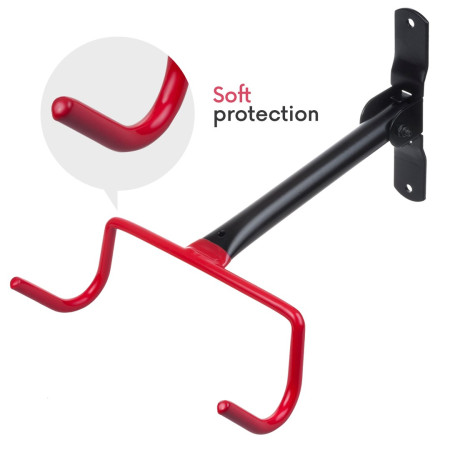 Dviratinis sieninis laikiklis, horizontalus, plieninis, max. apkrova 30 kg