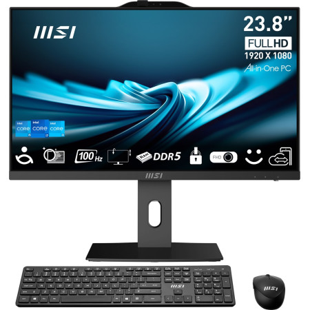 MSI All in One PRO AP242P 14M-892XEU - i5-14400 | 23,8" | 16GB | 500GB | No OS | juodas