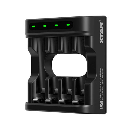 XTAR L4 akumuliatorių įkroviklis