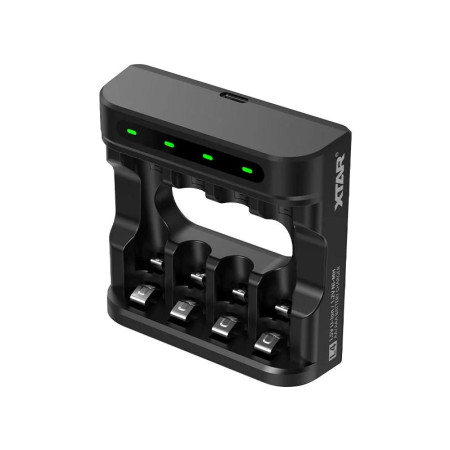 XTAR L4 akumuliatorių įkroviklis