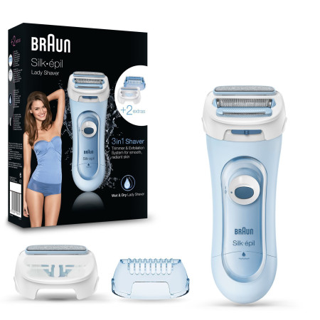 Braun Silk-épil 81653271 moterims skustuvas su 3 galvutėmis