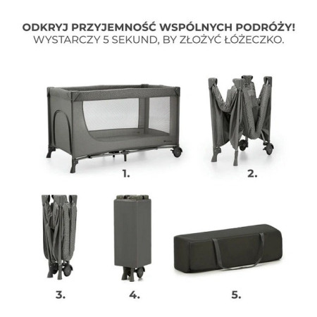 Kinderkraft JOY automobilinė kėdutė pilka