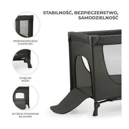 Kinderkraft JOY Light 2in1 tamsiai pilkas