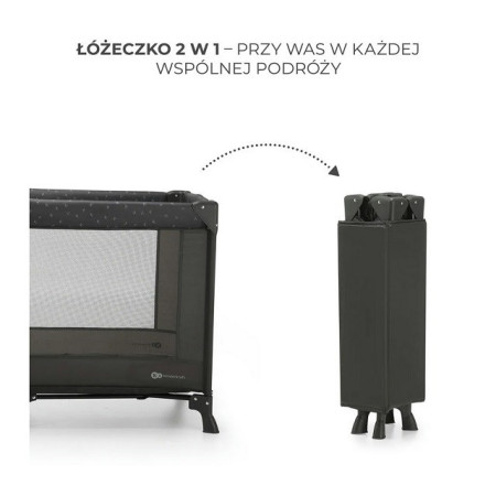 Kinderkraft JOY Light 2in1 tamsiai pilkas