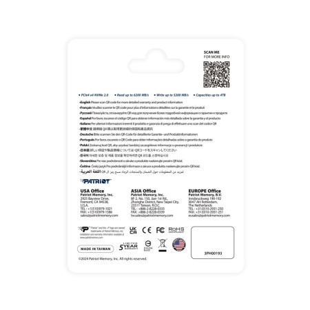 Patriot P400 V4 PCIe4 NVMe 2TB SSD