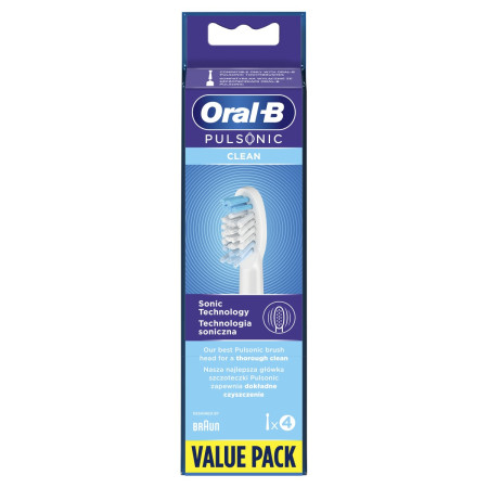 Oral-B Pulsonic Clean dantų šepetėliai 4 vnt