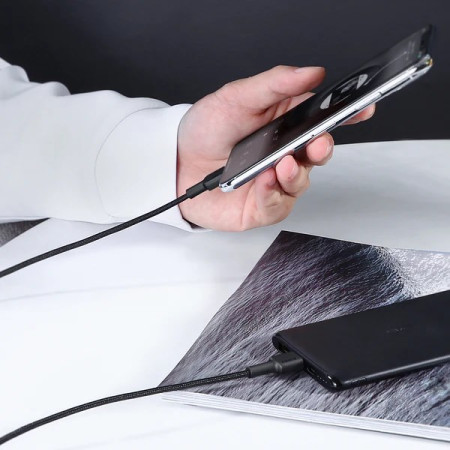 Aukey CB-CL02 USB C - Lightning kabelis, 1.2m