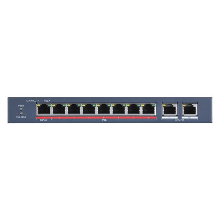 Hikvision DS-3E0310HP-E 8 prievadų Fast Ethernet POE jungiklis