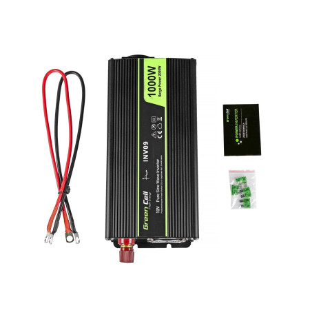 Green Cell 12V 230V Czysta sinusoida 1000W