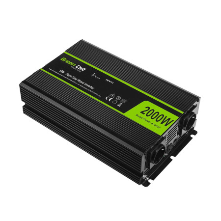 Green Cell 12V 230V Czysta sinusoida 2000W