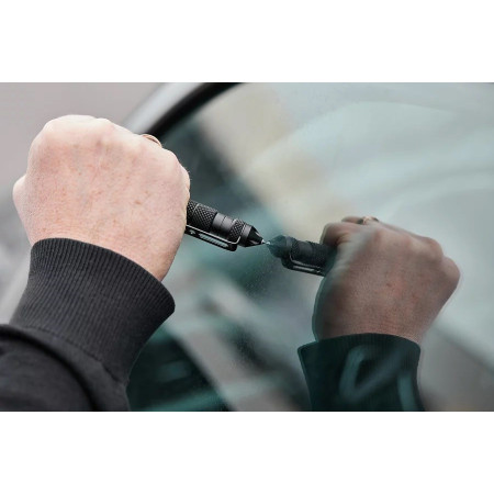 Taktinis rašiklis GUARD Tactical Pen Kubotan su stiklo smūgių įrankiu