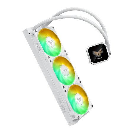 ASUS TUF Gaming LC III 360 ARGB LCD skystas aušintuvas, baltas