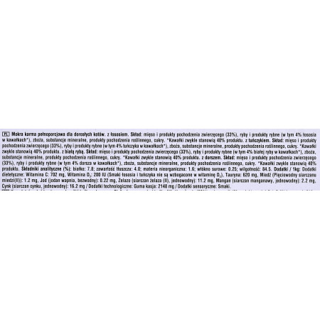 WHISKAS žuvies skanėstai želėje 4 skoniai katėms 40x85g