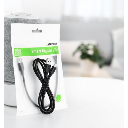 Ugreen US287 USB į USB-C kabelis 3A 1.5m juodas