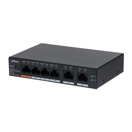 DAHUA L2 Switch CS4006-4GT-60 su 4 PoE prievadais