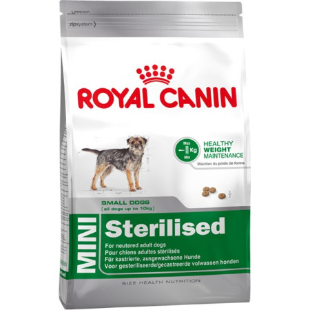 Royal Canin CCN MINI STERILISED Sausas maistas šunims (8 kg)