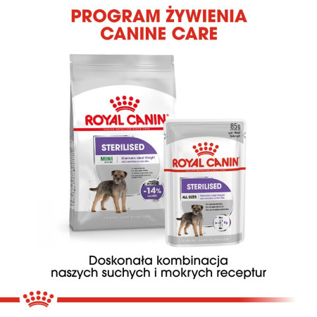 Royal Canin CCN MINI STERILISED Sausas maistas šunims (8 kg)