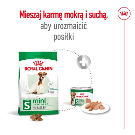 Royal Canin Mini Adult 8+ maistas šunims (8 kg)