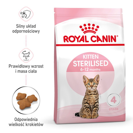 ROYAL CANIN Sterilizuotų kačiukų maistas 3,5 kg
