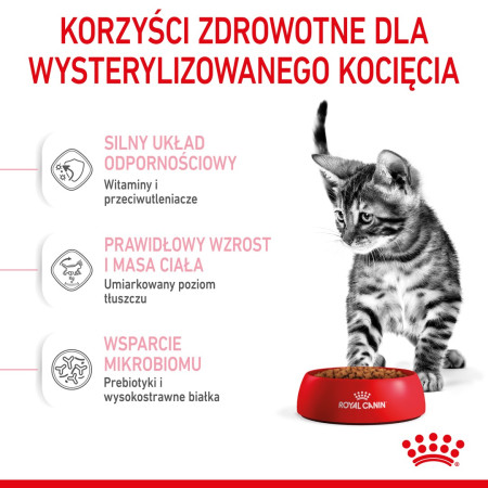 ROYAL CANIN Sterilizuotų kačiukų maistas 3,5 kg