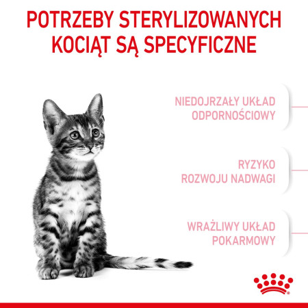 ROYAL CANIN Sterilizuotų kačiukų maistas 3,5 kg