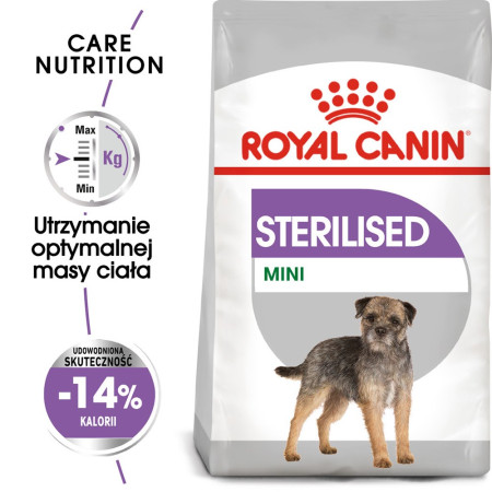 Royal Canin CCN MINI STERILISED - sausa karma šunims - 3kg