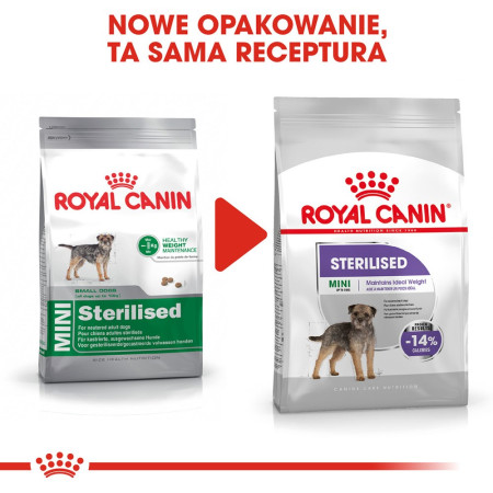 Royal Canin CCN MINI STERILISED - sausa karma šunims - 3kg