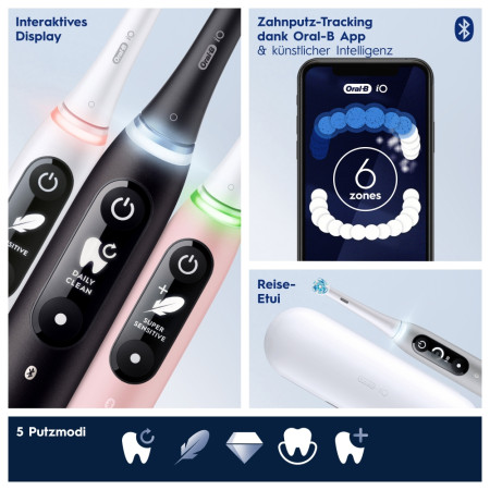Oral-B 445197 elektrinis dantų šepetėlis Suaugusiems Rožinis/Baltas