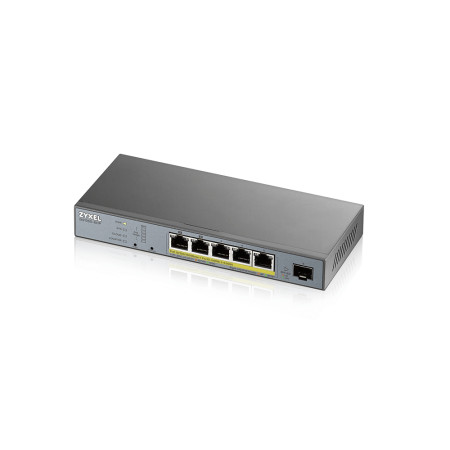 Zyxel GS1350-6HP-EU0101F Valdomas L2 Gigabit Ethernet PoE Jungiklis Pilkas
