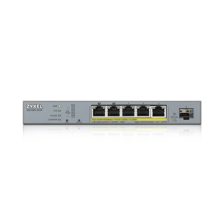 Zyxel GS1350-6HP-EU0101F Valdomas L2 Gigabit Ethernet PoE Jungiklis Pilkas