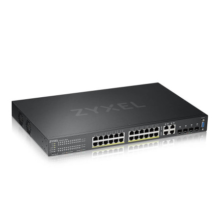 Zyxel GS2220-28HP-EU0101F valdomas L2 tinklo komutatorius su PoE