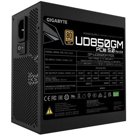 GIGABYTE UD850GM PG5 V2 maitinimo blokas 850 W