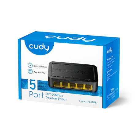 Cudy FS105D 5-Port Desktop Jungiklis