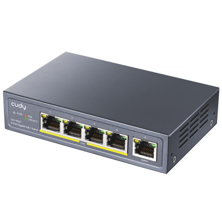 Cudy GS1005P 5-Port Gigabit Perjungiklis