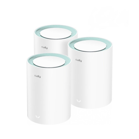 Cudy M1300 Wi-Fi Gigabit Mesh Sprendimas (3-Pack)