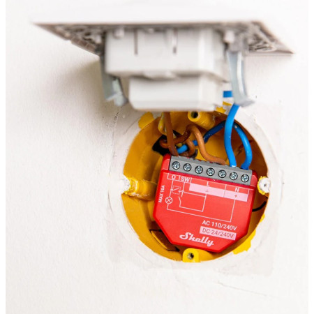 Shelly 1 PM Gen4 Zigbee/Matter valdiklis