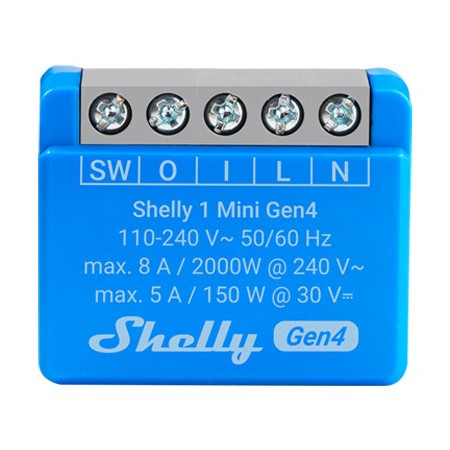 Shelly 1 Mini Gen4 Zigbee/Matter valdiklis
