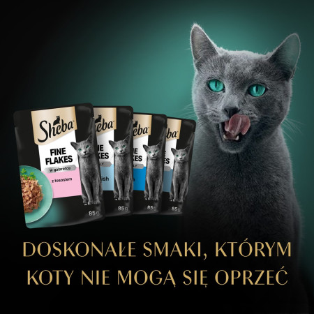 Sheba delikatesas žuvies skonių želė 80x85g