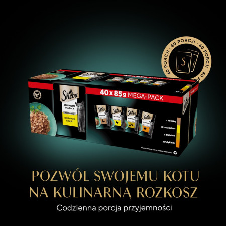 Sheba delikatesas paukštienos skonio želė 40x85g