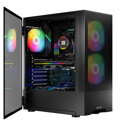 Logic Arya ARGB Midi Tower korpusas