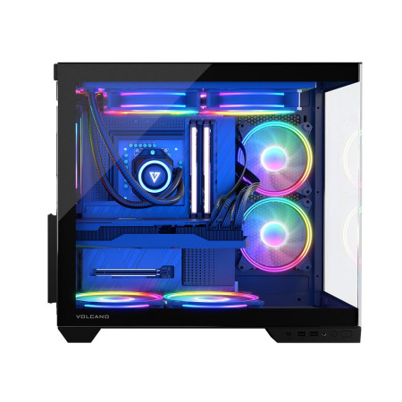 Modecom Volcano Panorama Apex ARGB 3F juoda