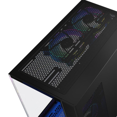 Modecom Volcano Panorama Apex ARGB 3F juoda