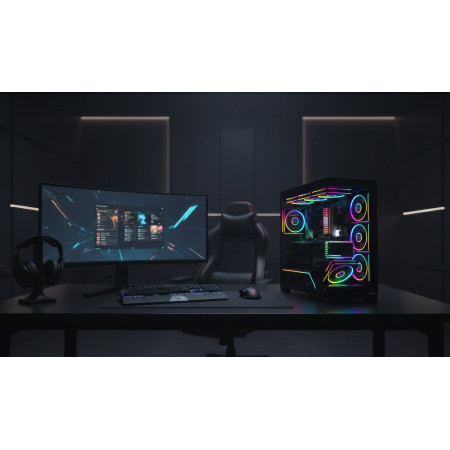 Modecom Volcano Stellar Plus juoda korpusas