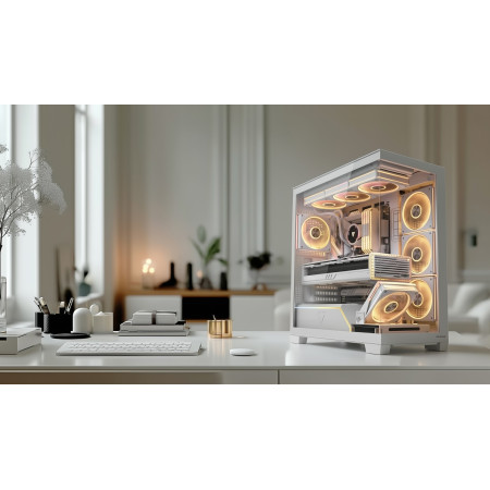 Modecom Volcano Stellar Plus balta korpusas