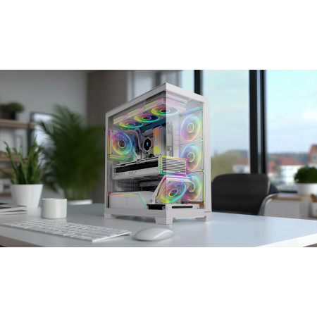 Modecom Volcano Stellar Plus balta korpusas