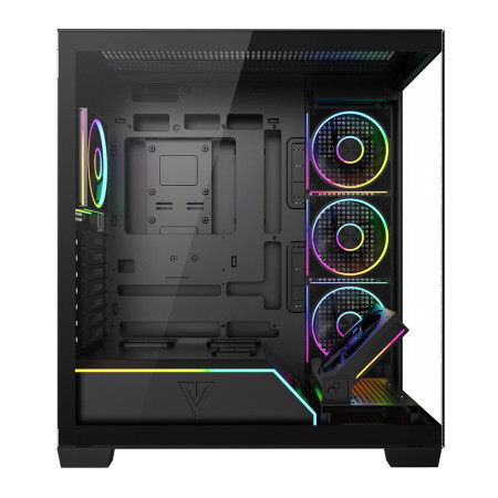 Modecom Volcano Stellar Plus ARGB 5F juoda korpusas