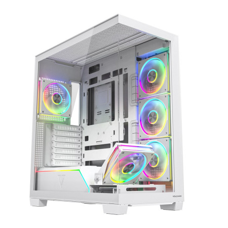 Modecom Volcano Stellar Plus ARGB 5F balta korpusas