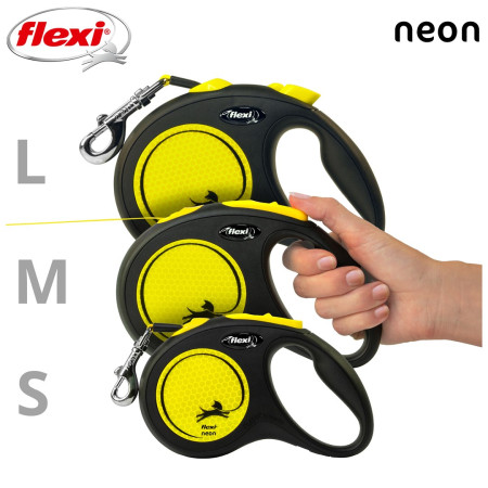 Flexi Neon (New Classic) S pavadėlis 5 m
