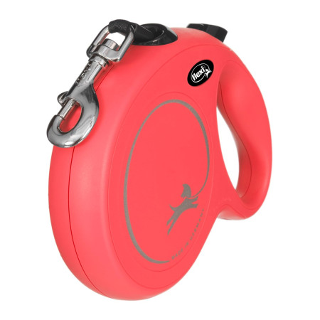 Flexi Smycz New Classic Taškinė 5 m, L Dydis Raudona