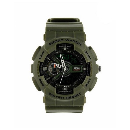 M-TAC Sportinis laikrodis, alyvuogių spalvos